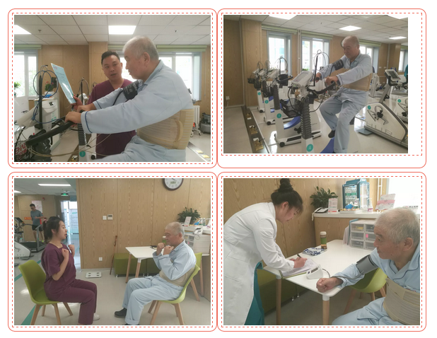 患者在做心臟康復(fù)測評